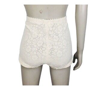 Vintage 70s Full-Freedom High-Waisted Mushroom Briefs Beige Panties Size 36 NEW